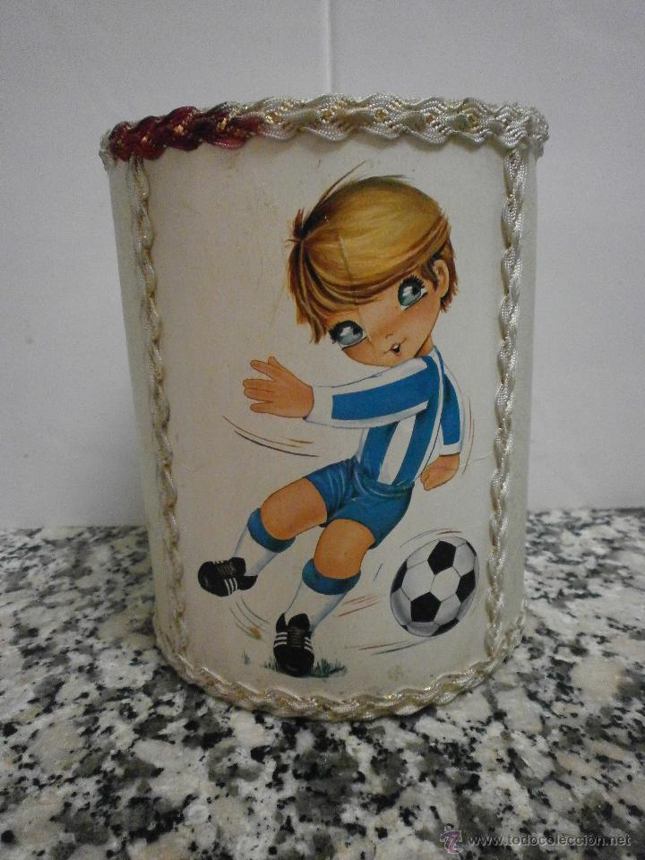 Vintage: PANTALLA LAMPARA  R.C.D.ESPA&Ntilde;OL - Foto 1