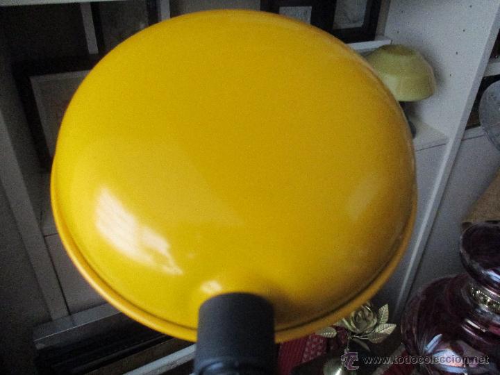 Vintage: FLEXO AMARILLO DE METAL A&Ntilde;OS 80 - Foto 2