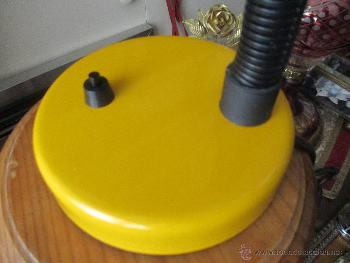 Vintage: FLEXO AMARILLO DE METAL A&Ntilde;OS 80 - Foto 7