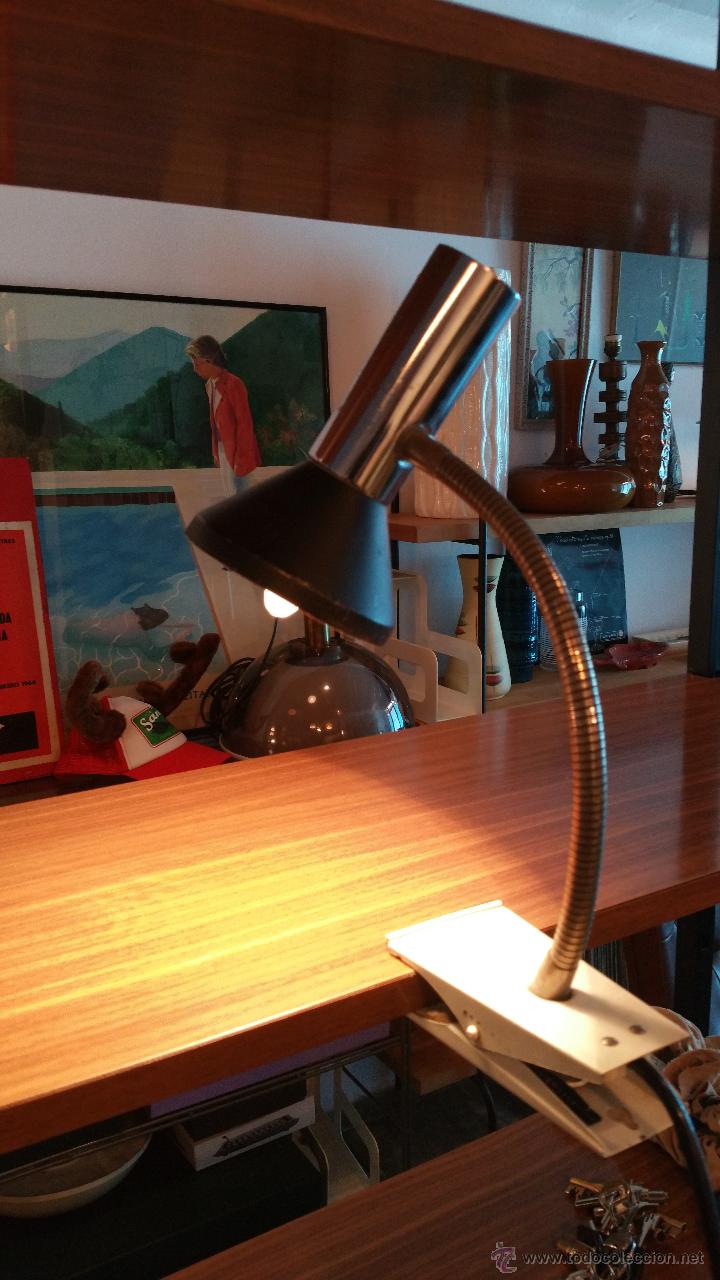 Vintage: Foco vintage de pinza. - Foto 2