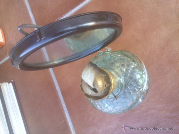 Vintage: quinque lampara alcohol cristal tallado - Foto 4