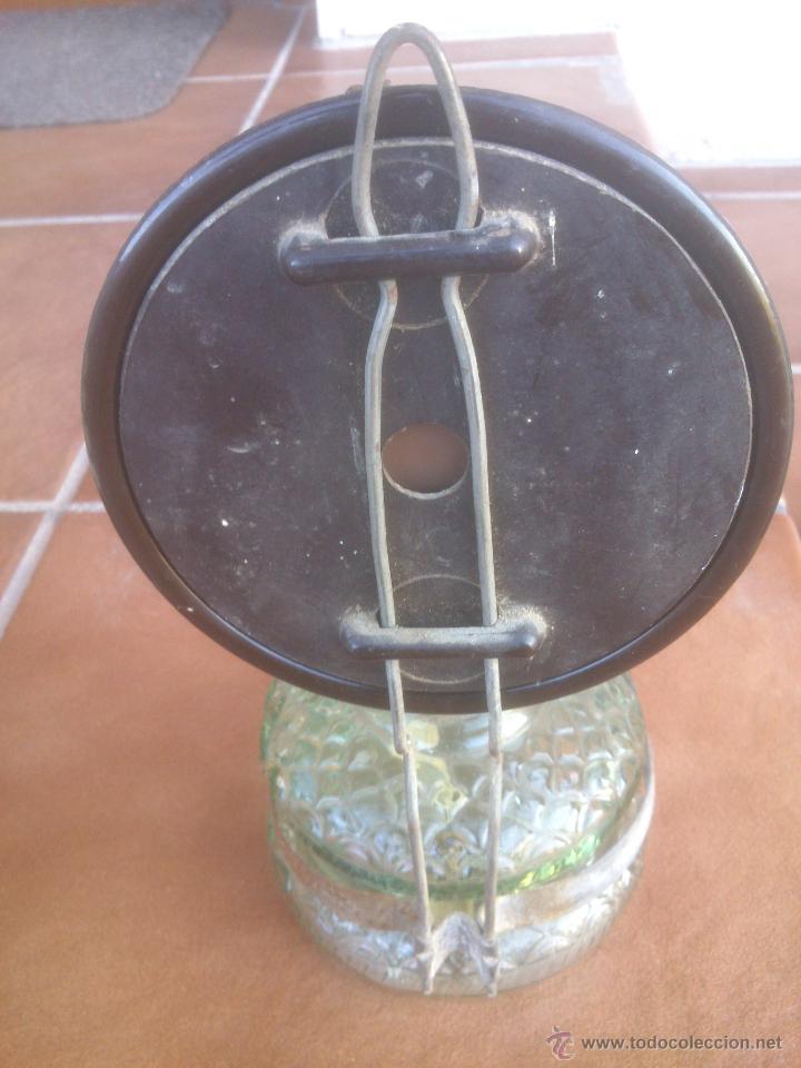 Vintage: quinque lampara alcohol cristal tallado - Foto 5