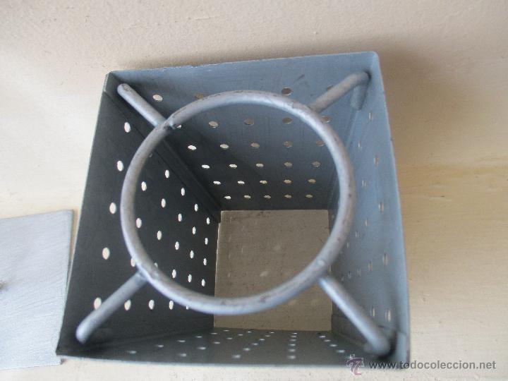 Vintage: L&Aacute;MPARA DE METAL PARA VELA - Foto 3