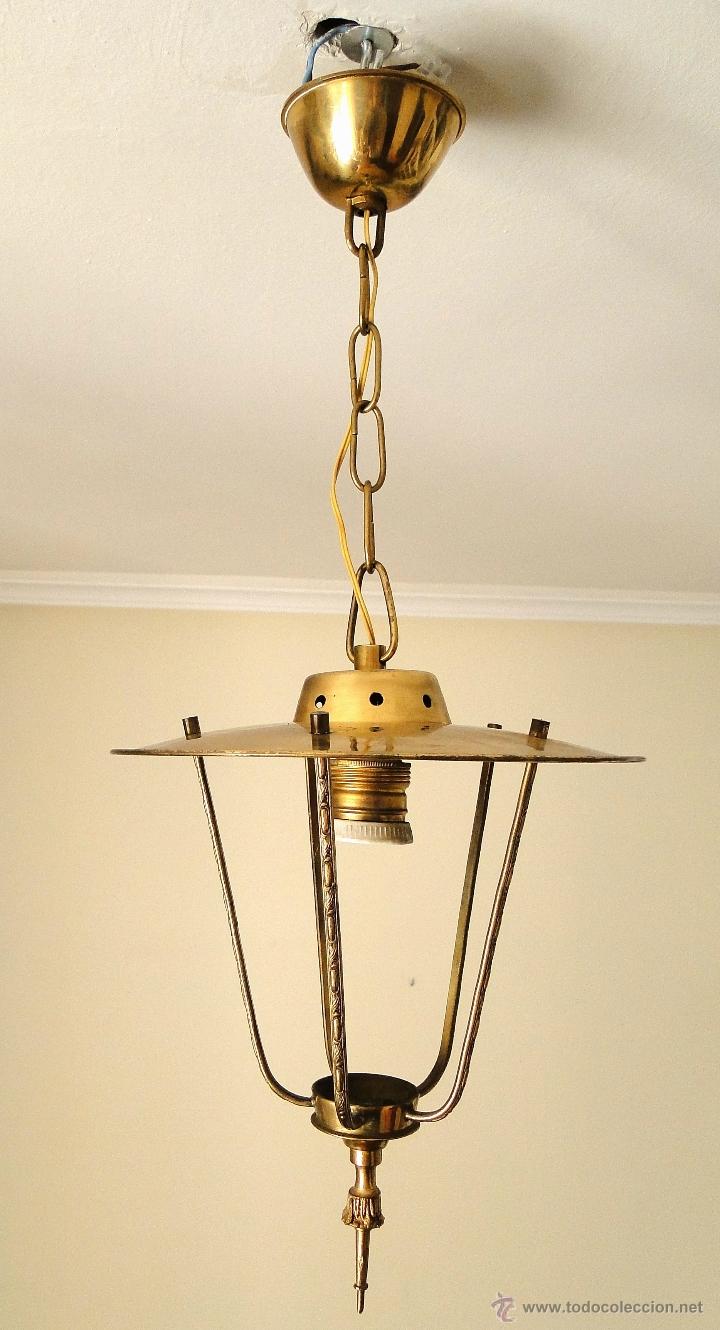Vintage: FAROL DE TECHO A&Ntilde;OS 50 - Foto 2