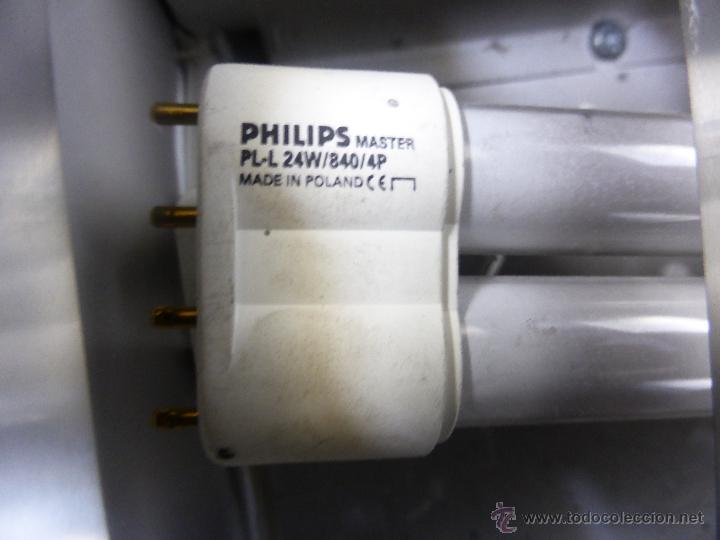 Vintage: 6 LUMINARIAS DE PHILIPS 2 X PLL 24W DUO - Foto 5
