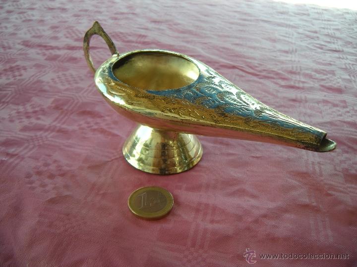 Vintage: CAND&Iacute;L L&Aacute;MPARA MET&Aacute;LICA. - Foto 3