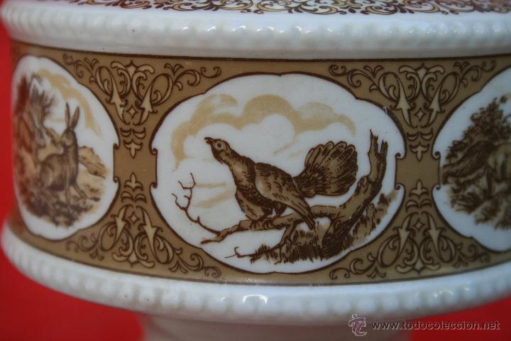 Vintage: ANTIGUO QUINQUE DE OPALINA BLANCO CON TULIPA - Foto 12