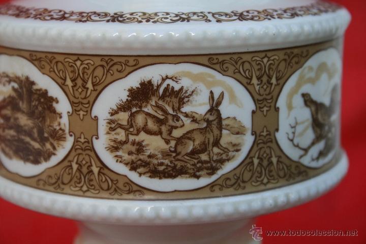 Vintage: ANTIGUO QUINQUE DE OPALINA BLANCO CON TULIPA - Foto 13