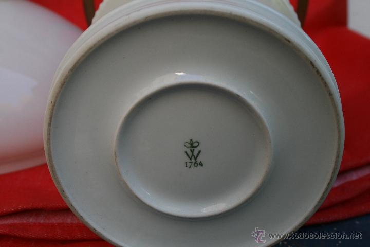 Vintage: ANTIGUO QUINQUE DE OPALINA BLANCO CON TULIPA - Foto 16