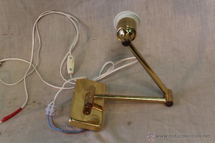 Vintage: APLIQUE EN METAL DORADO - Foto 3