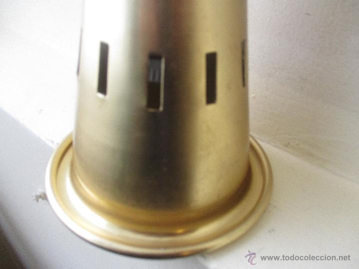 Vintage: FOCO DE TECHO DE ALUMINIO DORADO A&Ntilde;OS 60 - Foto 6