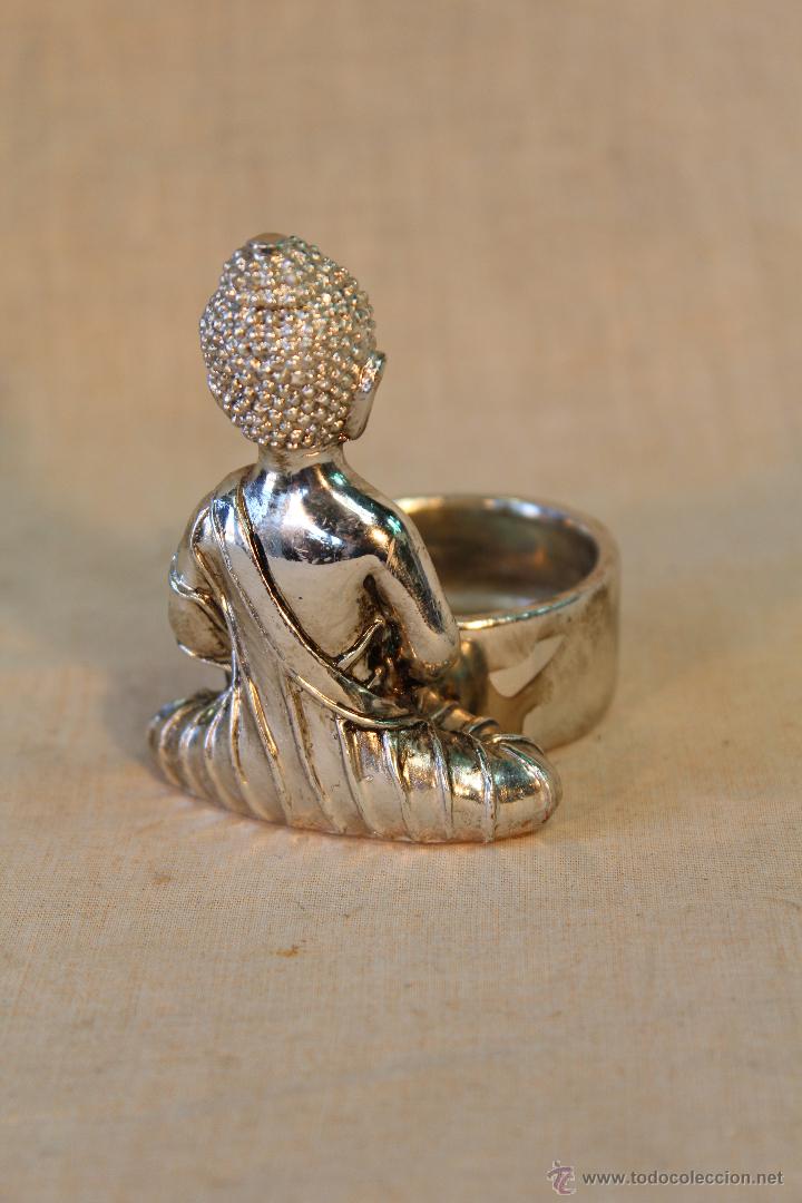 Vintage: CANDELERO DE RESINA CON PLATA NEPALI - Foto 8