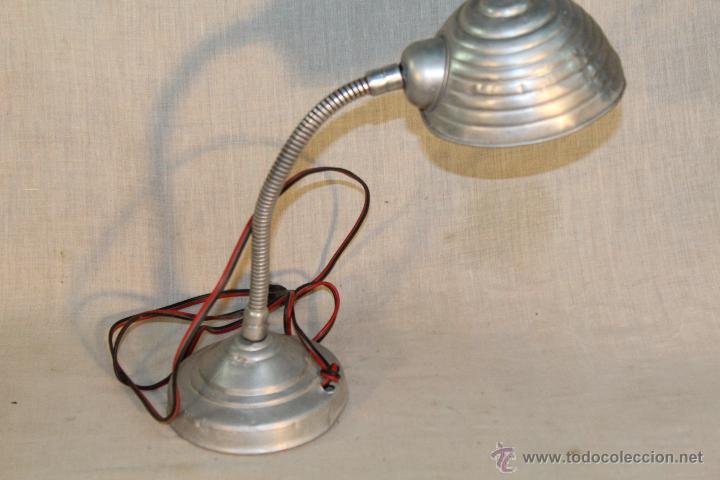 Vintage: lampara flexo tradicional de aluminio - Foto 1