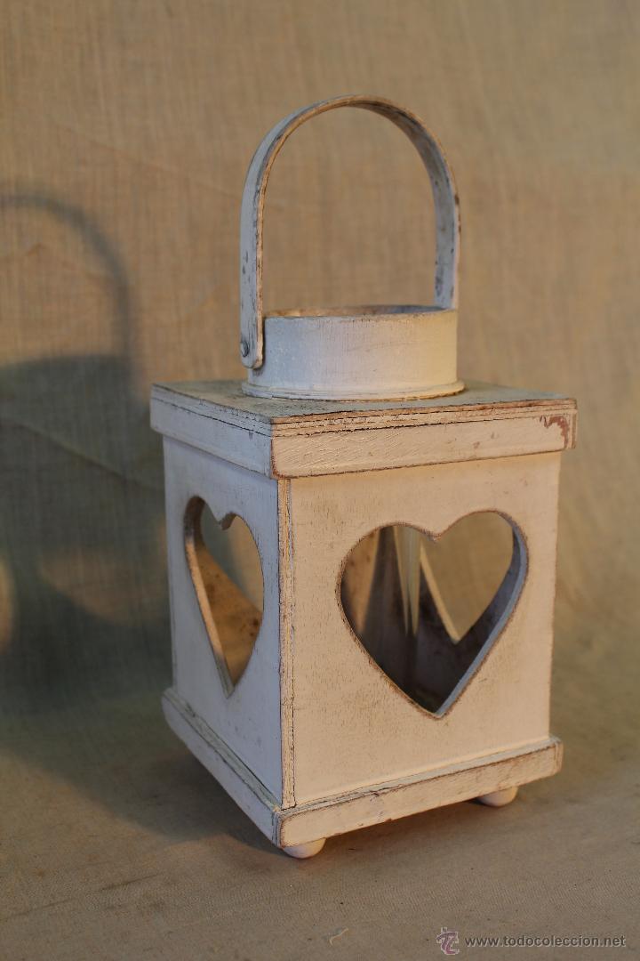 Vintage: FAROL EN MADERA - Foto 1