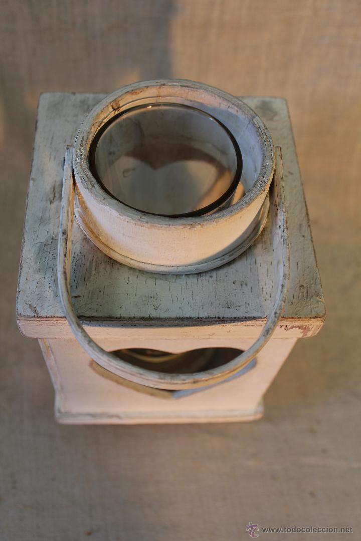Vintage: FAROL EN MADERA - Foto 2