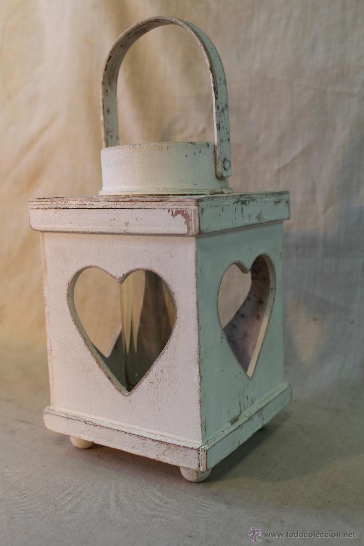 Vintage: FAROL EN MADERA - Foto 3