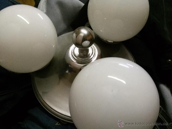 Vintage: lampara de techo tres globos - Foto 2