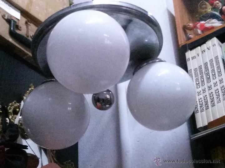 Vintage: lampara de techo tres globos - Foto 3
