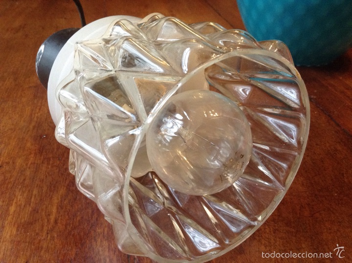 Vintage: Lampara techo vidrio transparente - Foto 2