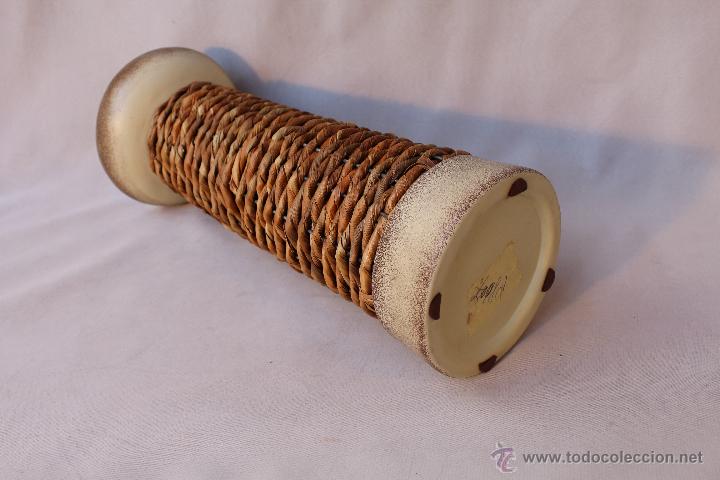 Vintage: CANDELABRO EN CERAMICA Y ENEA - Foto 2