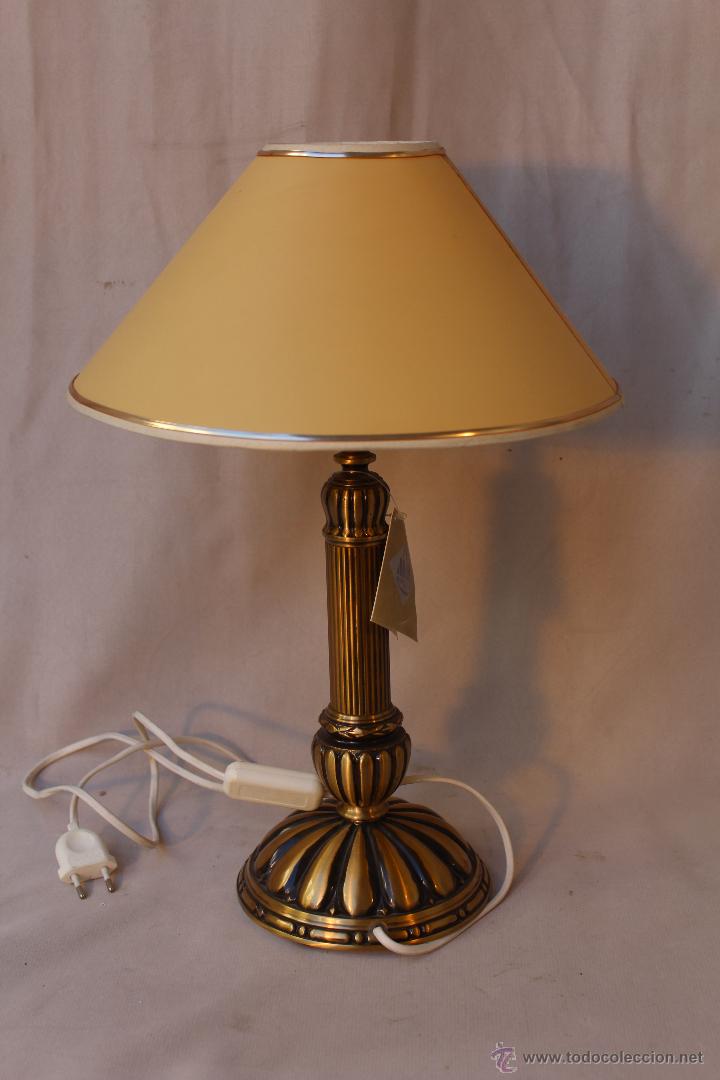 Vintage: lampara de sobremesa en metal - Foto 2
