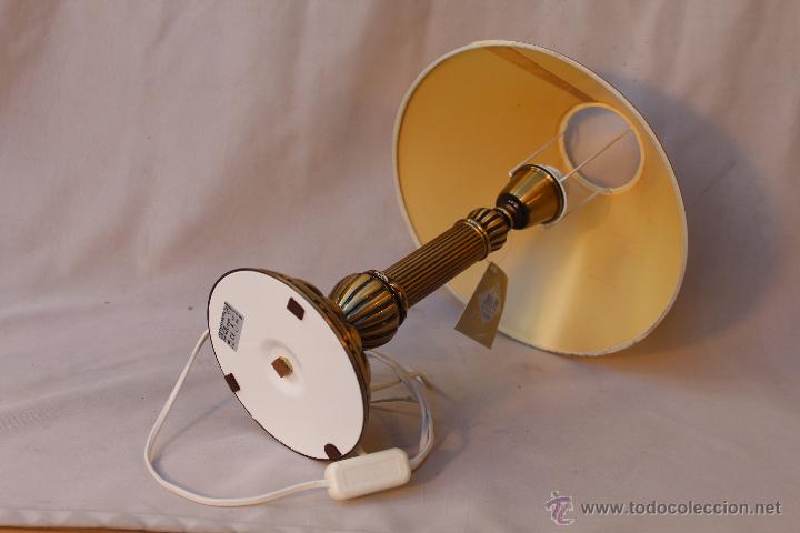 Vintage: lampara de sobremesa en metal - Foto 3