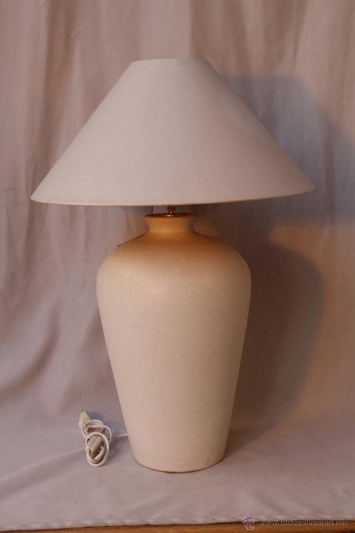 Vintage: lampara de sobremesa en ceramica - Foto 1