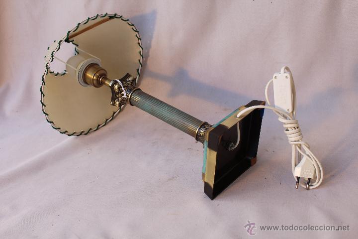 Vintage: lampara de sobremesa en metal - Foto 3