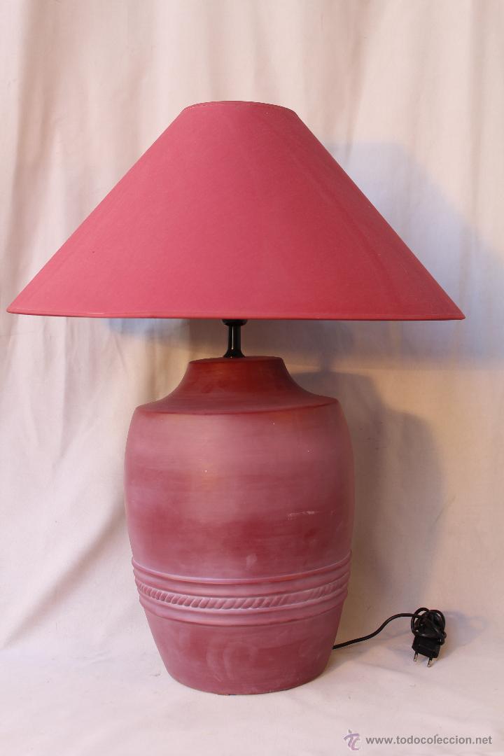 Vintage: lampara de sobremesa en ceramica - Foto 2