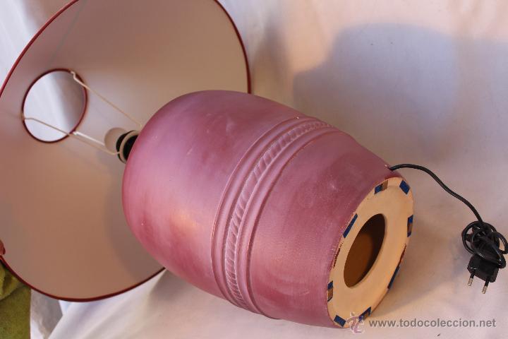 Vintage: lampara de sobremesa en ceramica - Foto 3