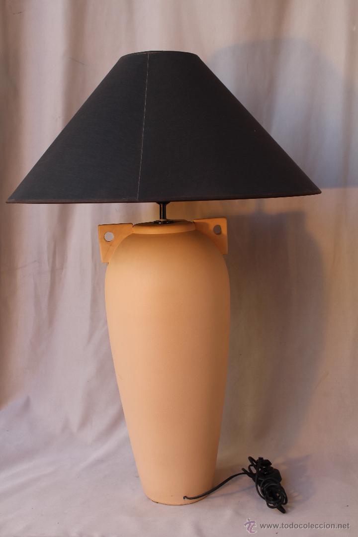Vintage: lampara de sobremesa en ceramica - Foto 1