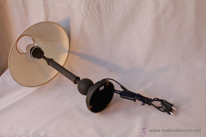 Vintage: lampara de sobremesa en metal - Foto 3