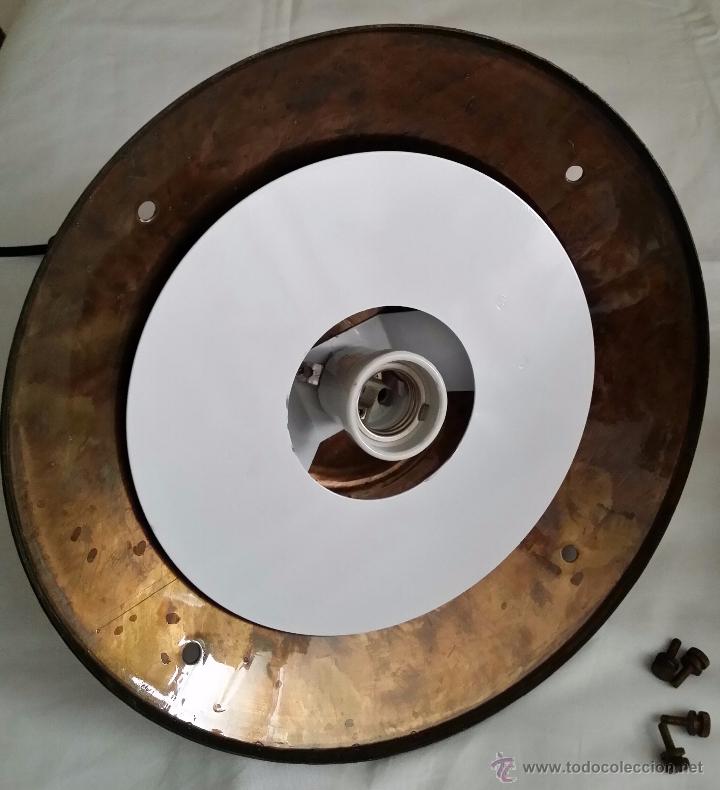 Vintage: LAMPARA DE TECHO CRISTAL Y METAL - Foto 4