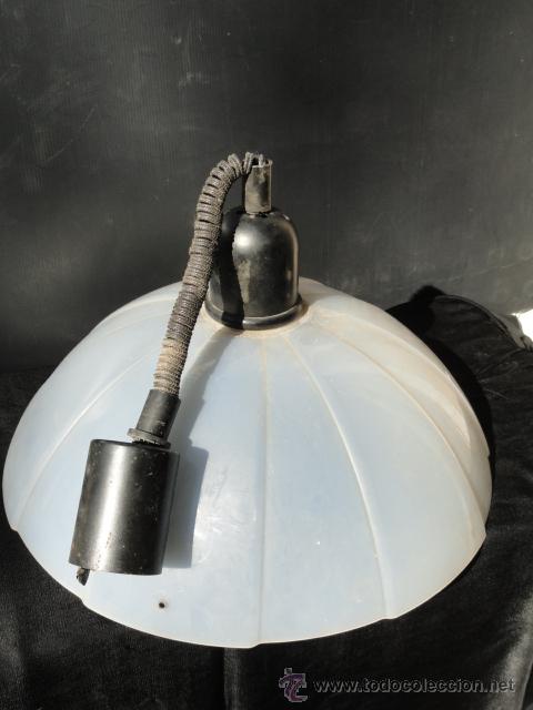 Vintage: L&Aacute;MPARA FLEXO DE TECHO CON PANTALLA DE PL&Aacute;STICO. - Foto 6