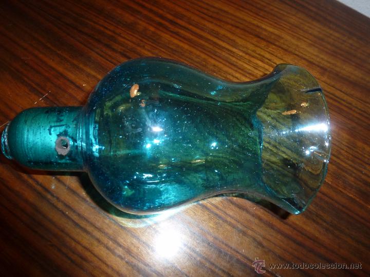 Vintage: TULIPA CRISTAL azul 23*12cm - Foto 3
