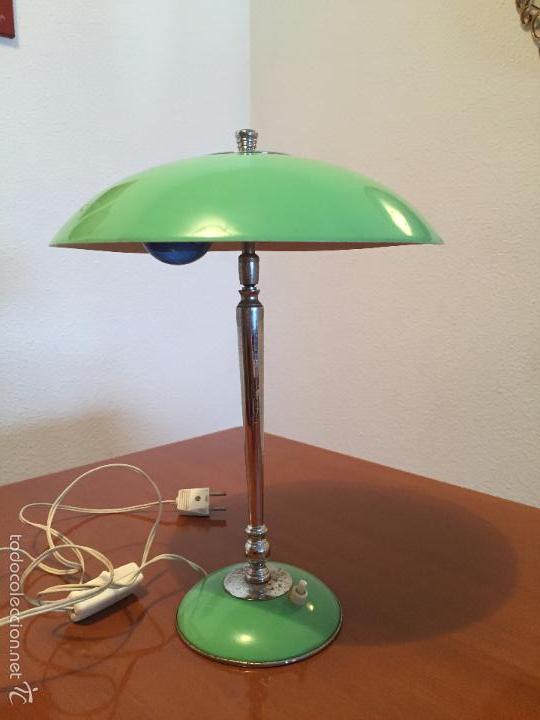 Vintage: Lampara Peque&ntilde;a a&ntilde;os 50 Orientable - Foto 2