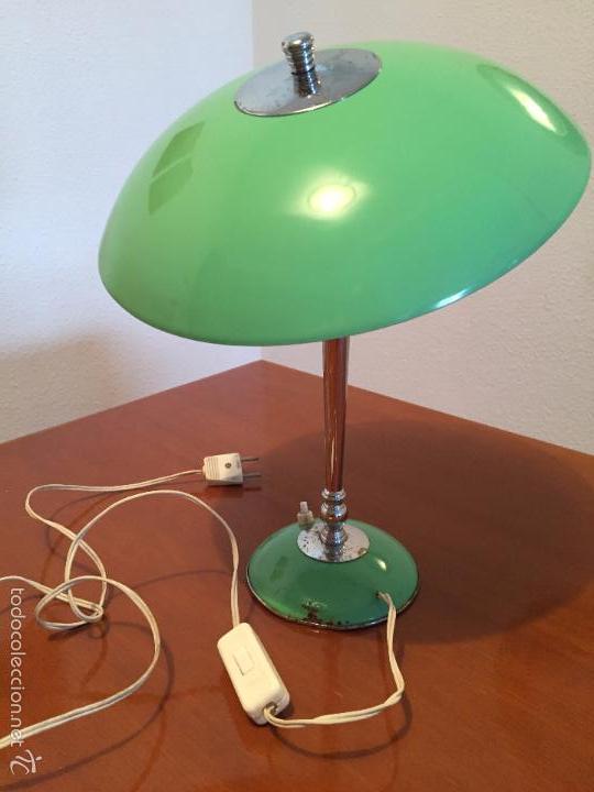 Vintage: Lampara Peque&ntilde;a a&ntilde;os 50 Orientable - Foto 3