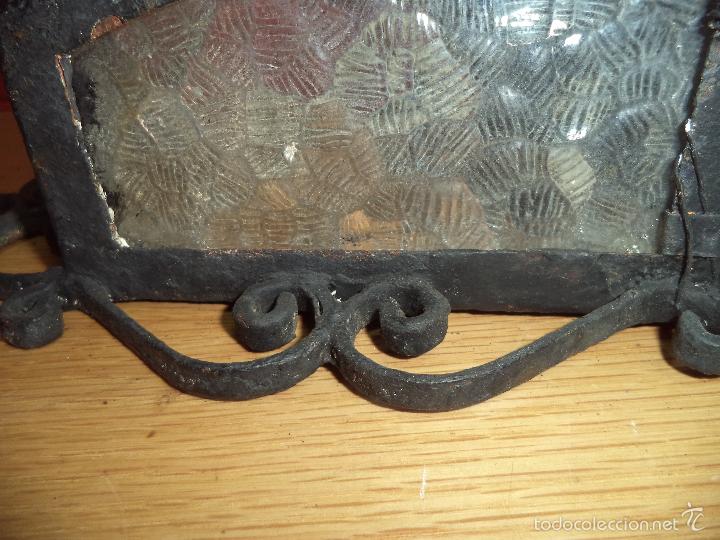 Vintage: APLIQUE DE HIERRO CON CRITALES DE CONCHA - Foto 4