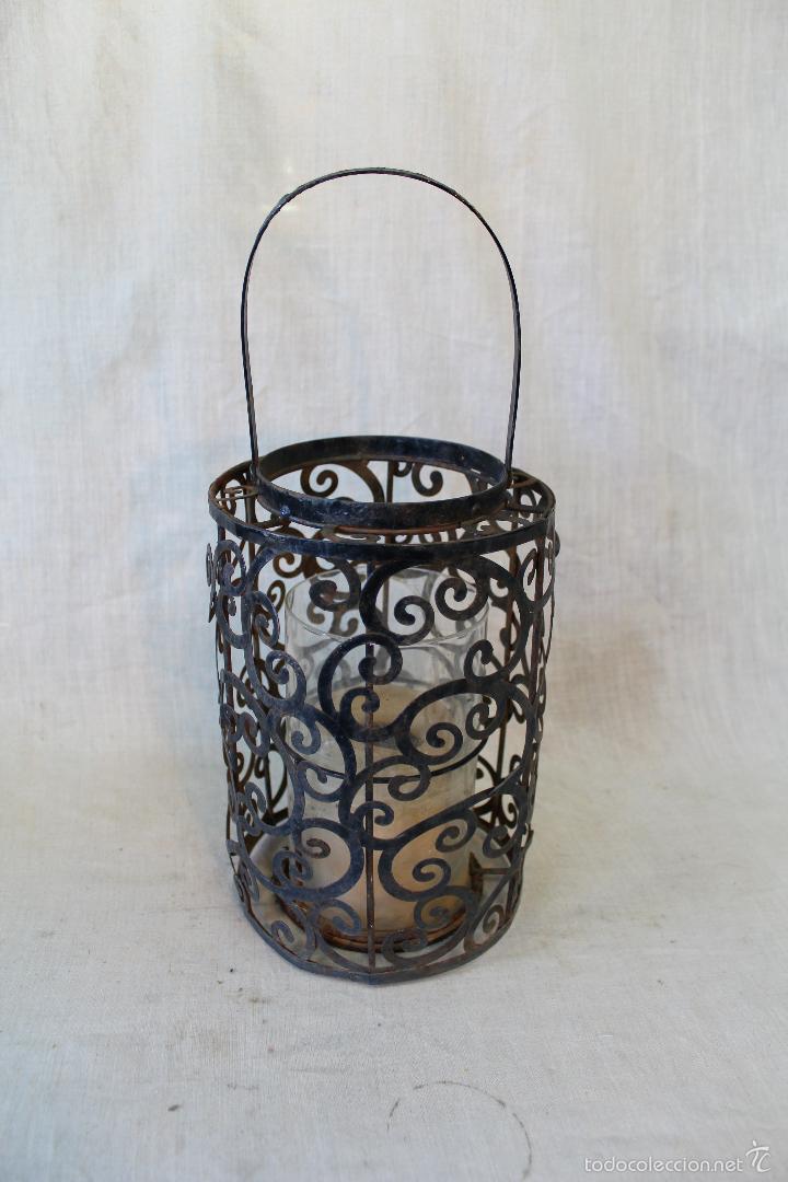 Vintage: farol en metal - Foto 4