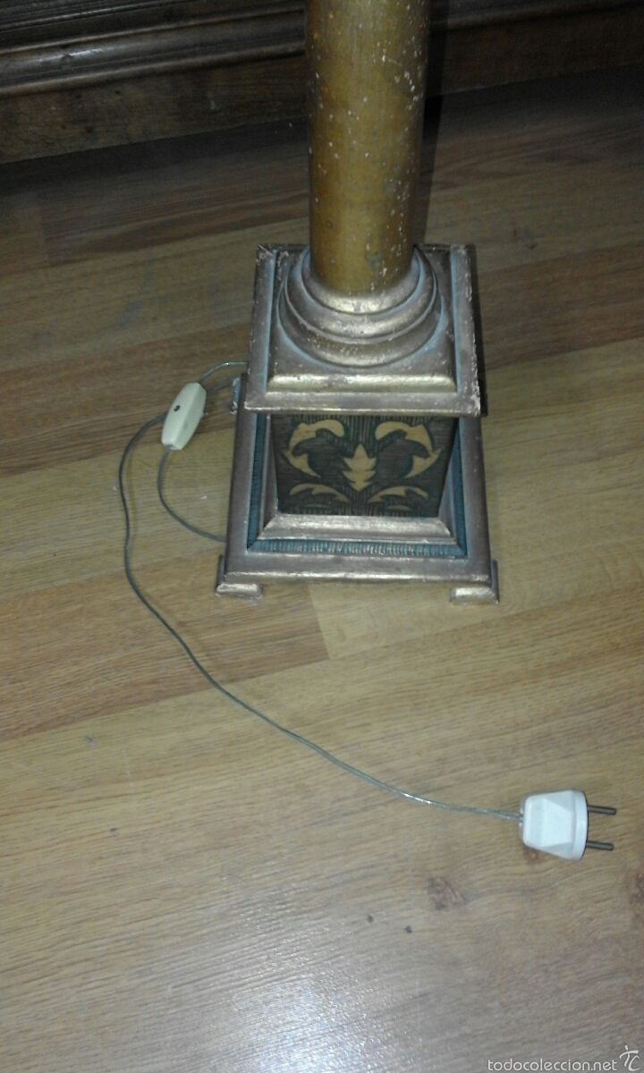 Vintage: L&aacute;mpara de mesa a&ntilde;os 50 - Foto 2
