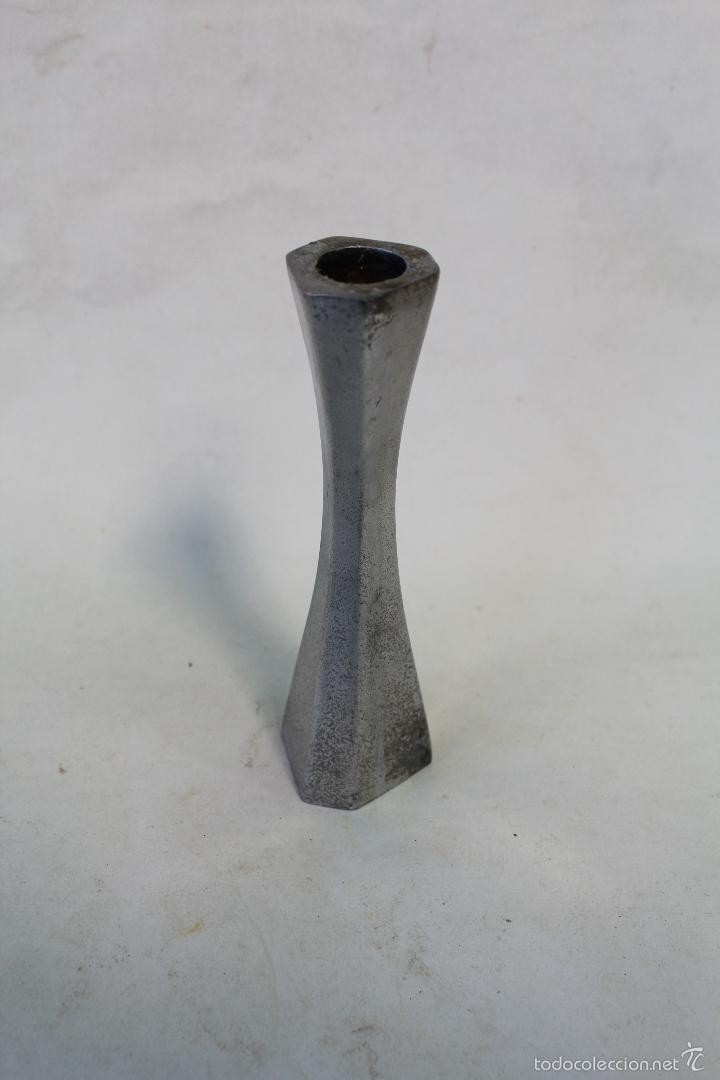 Vintage: candelabro en metal (aluminio) - Foto 3