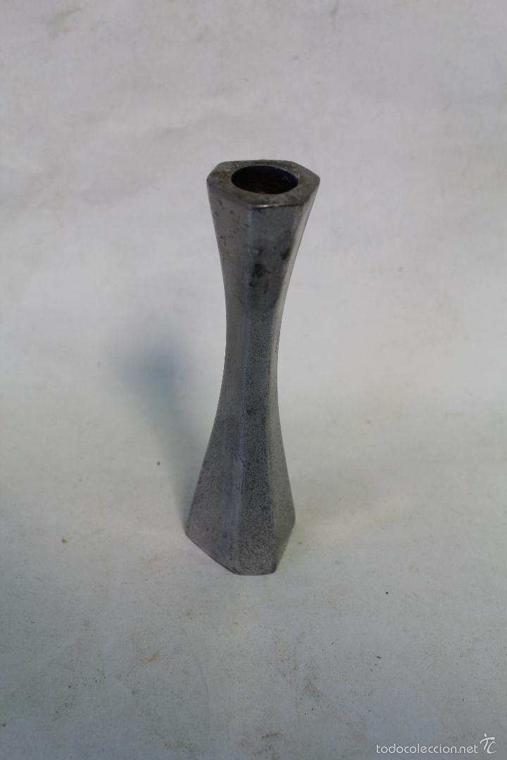 Vintage: candelabro en metal (aluminio) - Foto 4