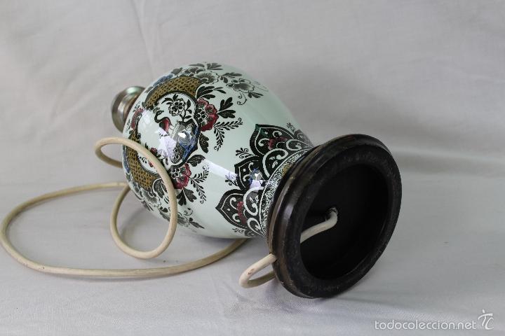 Vintage: pie de lampara en ceramica - Foto 2
