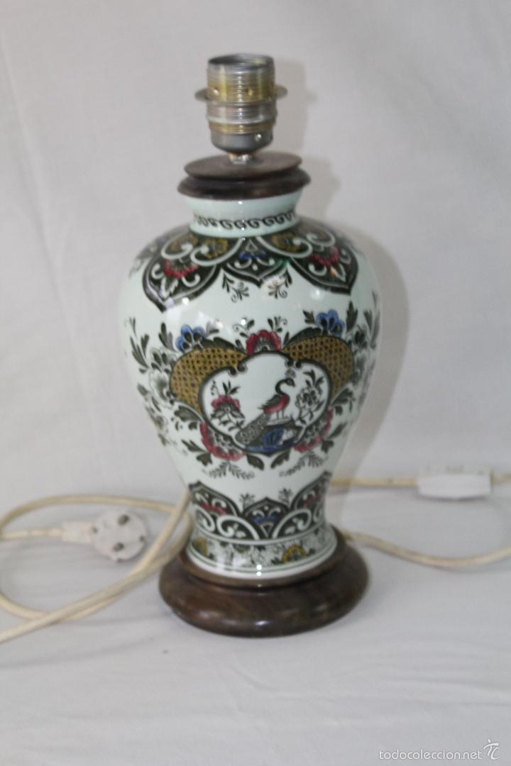 Vintage: pie de lampara en ceramica - Foto 4