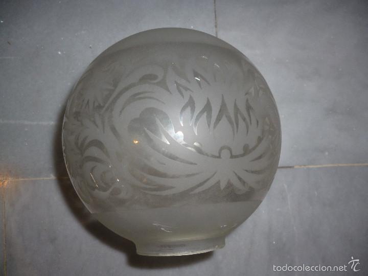 Vintage: TULIPA L&Aacute;MPARA EN FORMA DE GLOBO - Foto 1