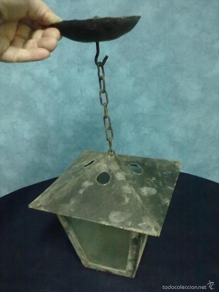 Vintage: FAROL HIERRO PARA RESTAURAR - Foto 1