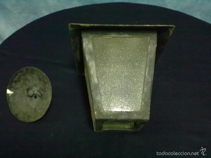 Vintage: FAROL HIERRO PARA RESTAURAR - Foto 2