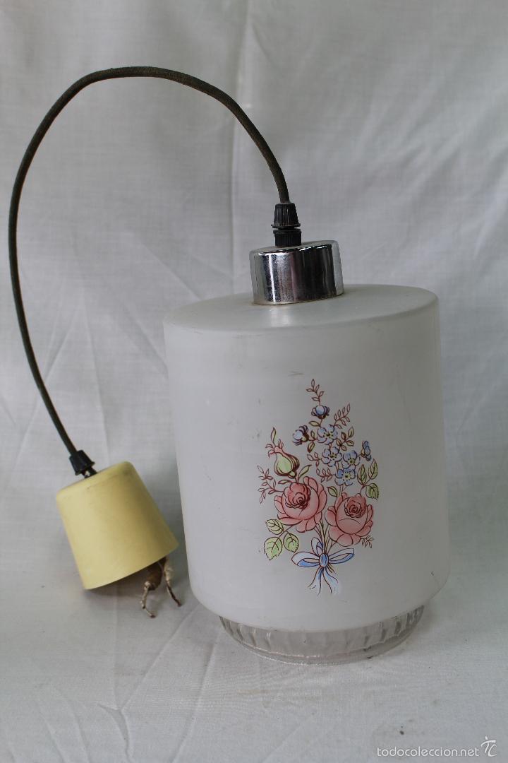 Vintage: lampara de techo en cristal - Foto 1