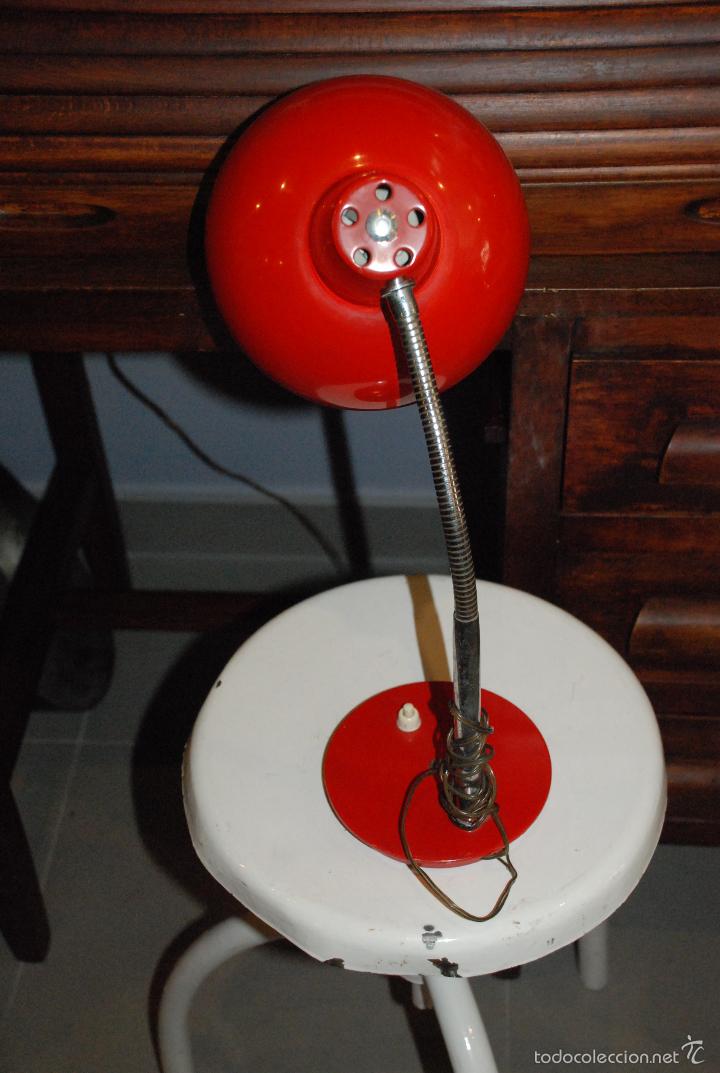 Vintage: FLEXO ROJO VINTAGE - Foto 3