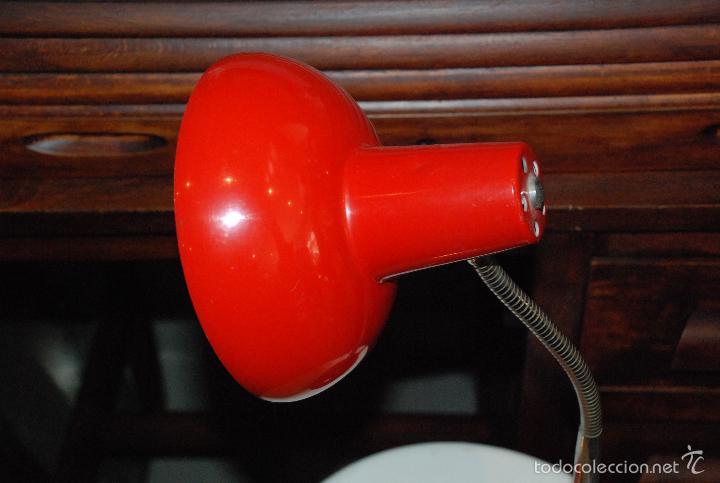 Vintage: FLEXO ROJO VINTAGE - Foto 5